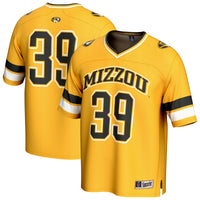 #39 Missouri Tigers Lightweight Collegiate Football Fashion Jersey - Gold