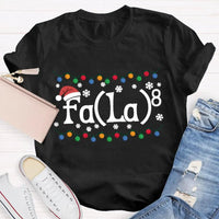 Christmas Lights Snowflakes Shirt, Math Teacher Christmas T-Shirt, Humorous Math Teacher Holiday Tee, Math Educator Xmas Graphic Tee Shirt