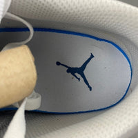 Low Top Sneakers, Blue White Gray Colorway, Lace Up Design, Casual Gift for Sneaker Fans