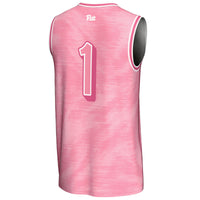 #1 Pitt Panthers Lightweight Basketball Fashion Jersey - Pink