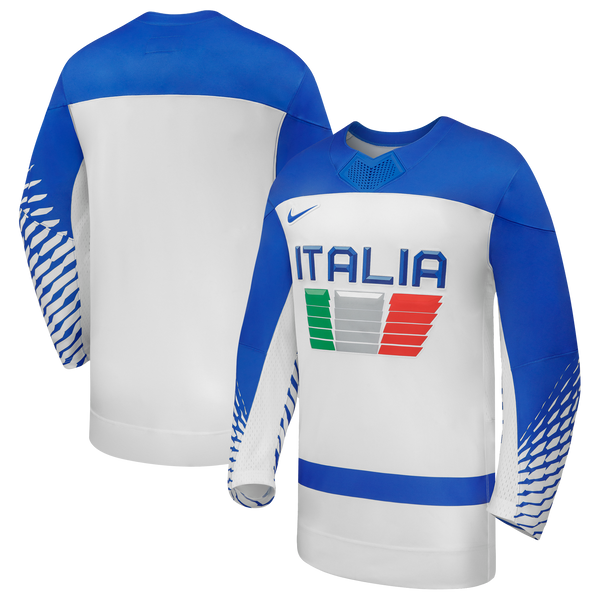Italy Hockey White 2026 Away Replica Jersey