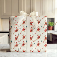 Humorous Sports Christmas Wrapping Paper Roll, Santa Pickleball Wrapping Paper, Pickleball Player Gift Wrap, Holiday Pickleball Wrapping Paper