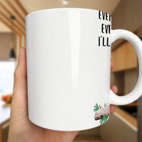 Every Day Ill Wake Choose Capybara Holiday Quote Mug, Capybara Christmas Mug, Adorable Animal Lover Xmas Coffee Cup, Winter Season Mug