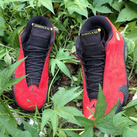 Sneakers, Red Black Colorway, Lace Up Design, Casual Gift for Sneaker Fans
