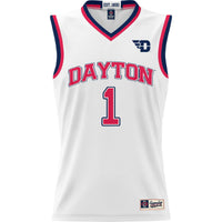 #1 Dayton Flyers Lightweight Basketball Jersey - White