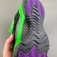Low Top Sneakers, Black Green Colorway, Patent Leather Footwear, Lace Up Design, Casual Gift for Sneaker Fans