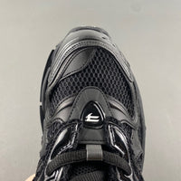Low Top Sneakers, Black Colorway, Lace Up Design, Casual Gift for Sneaker Fans