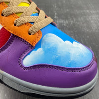 Low Top Sneakers, Multicolor Colorway, Lace Up Design, Casual Gift for Sneaker Fans