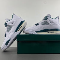 Low Top Sneakers, White Green Colorway, Lace Up Design, Casual Gift for Sneaker Fans