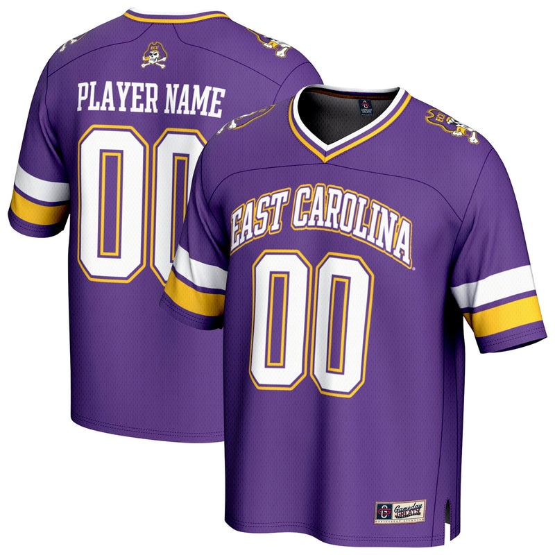 ECU Pirates NIL Pick-A-Player Football Fashion Jersey - Purple