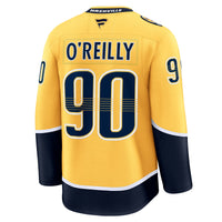Nashville Predators Ryan O'Reilly Yellow Home Premium Jersey
