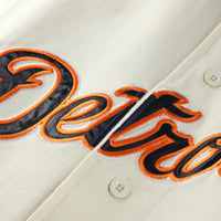 Detroit Tigers Cream/Navy Big & Tall Two-Color Fashion Jersey