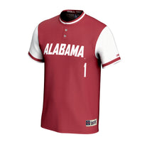 Alabama Crimson Tide Lightweight Softball Fashion Jersey - Crimson