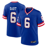 New York Giants Jaxson Dart Royal Alternate 2 Classic Game Jersey