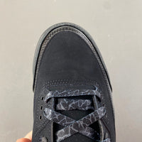 Retro Low Top Sneakers, Black Colorway, Lace Up Design, Casual Gift for Sneaker Fans
