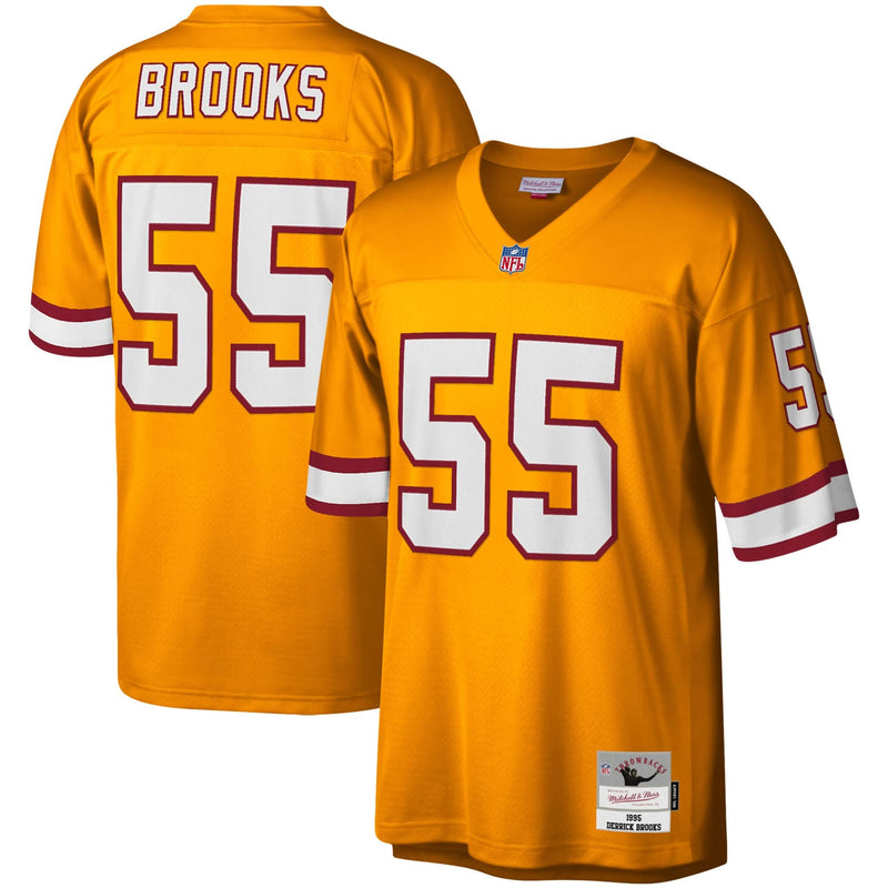 Tampa Bay Buccaneers Derrick Brooks Orange Big & Tall 1995 Legacy Retired Player Jersey