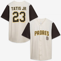 San Diego Padres Cream/Brown Big & Tall Two-Color Fashion Jersey