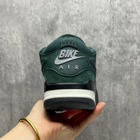 Low Top Sneakers, Green Colorway, Leather Footwear, Lace Up Design, Casual Gift for Sneaker Fans