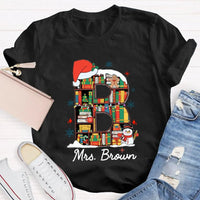 Custom Name Holiday T-Shirt, Personalized Christmas Shirt, Matching Family Xmas Tee, Festive Winter Holiday Graphic Shirt