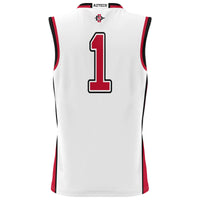 #1 San Diego State Aztecs Lightweight Basketball Fashion Jersey - White