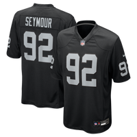 Las Vegas Raiders Richard Seymour Black Retired Player Game Jersey