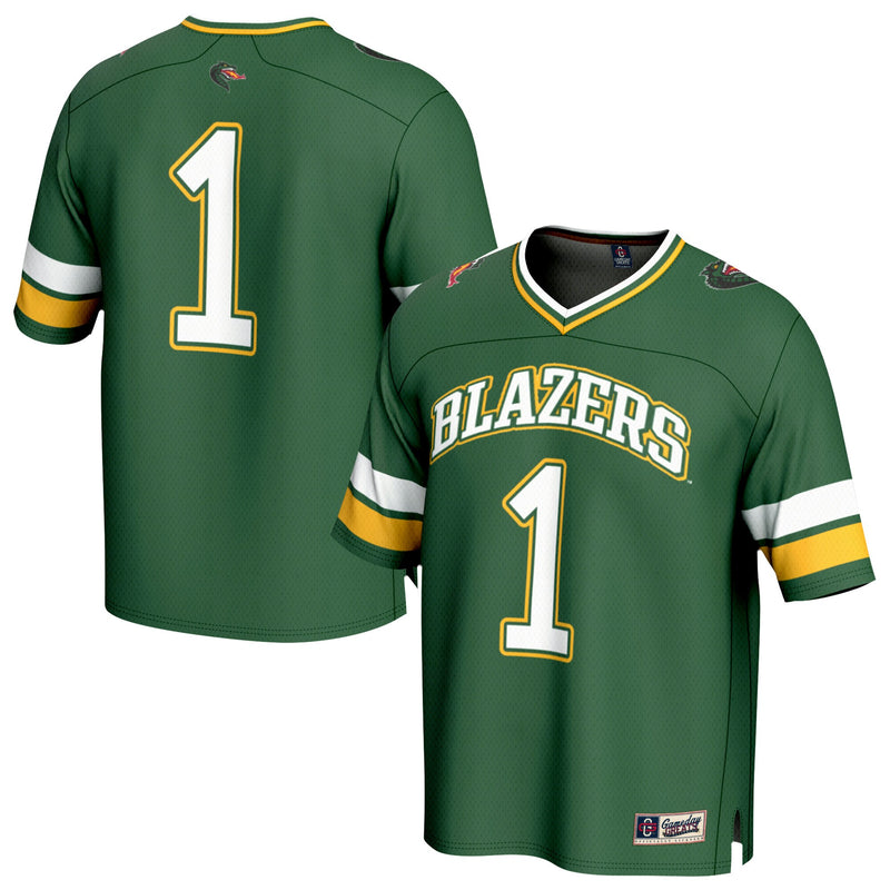 #1 UAB Blazers Lightweight Football Fashion Jersey - Green