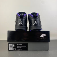 Low Top Sneakers, Black Purple Colorway, Leather Footwear, Lace Up Design, Casual Gift for Sneaker Fans