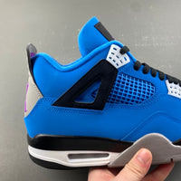 Mid Top Sneakers, Blue Black Colorway, Lace Up Design, Casual Gift for Sneaker Fans