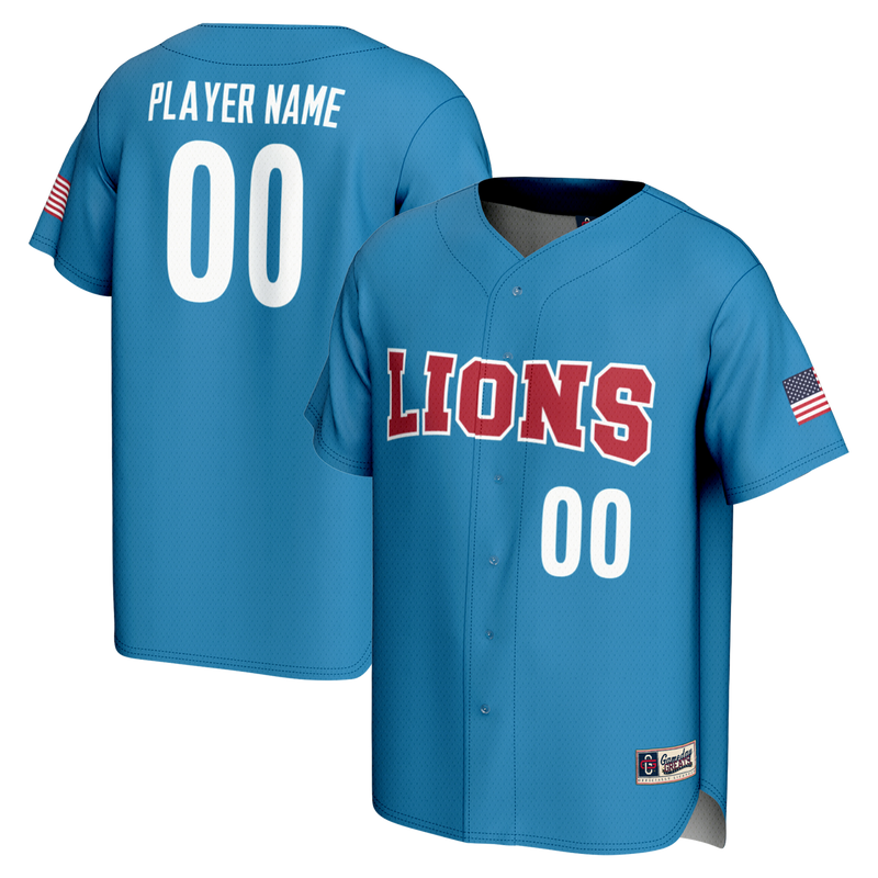 Loyola Marymount Lions NIL Pick-A-Player Lightweight Baseball Jersey - Blue