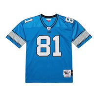 Detroit Lions Calvin Johnson Blue 2007 Authentic Throwback Retired Player Jersey