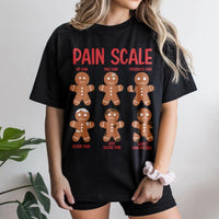 Humorous Christmas Nurse Shirt, Pain Scale Gingerbread Shirt, Medical Humor Gingerbread Graphic Shirt, Hospital RN Tee, Holiday Nurse Present