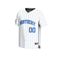 Kentucky Wildcats Lightweight Collegiate Baseball Pinstripe NIL Pick-A-Player Fashion Jersey - White