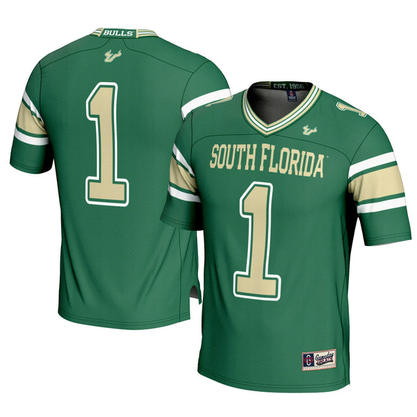 #1 South Florida Bulls Football Jersey - Green