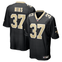 New Orleans Saints Jordan Mims Black Team Game Jersey