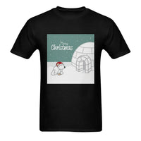 Adorable Winter Polar Bear Shirt, Merry Christmas Polar Bear T-Shirt, Holiday Graphic Tee, Festive Xmas Animal T-Shirt, Bear Lover Present for Men