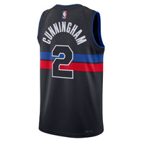 Detroit Pistons Statement Edition Swingman Jersey - Blue - Cade Cunningham