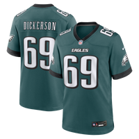 Philadelphia Eagles Landon Dickerson Midnight Green Team Game Jersey