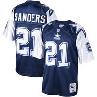 Dallas Cowboys Deion Sanders Navy Big & Tall 1995 Retired Player Replica Jersey