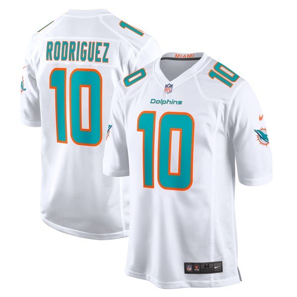 Miami Dolphins Jacob Rodriguez White Game Jersey