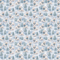 Westie Winter Wonderland Dog Gift Wrap, Westie Christmas Wrapping Paper, Westie Snow Holiday Wrapping Paper, Adorable Dog Lover Gift Wrap