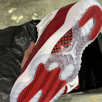Sneakers, White Red Colorway, Lace Up Design, Casual Gift for Sneaker Fans