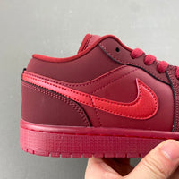 Low Top Sneakers, Red Colorway, Valentine Design, Lace Up Design, Casual Gift for Sneaker Fans