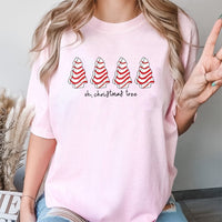 Humorous Candy Cane Christmas T-Shirt, Oh Christmas Tree T-Shirt, Adorable Holiday Graphic Tee, Festive Xmas Tree T-Shirt, Christmas Present