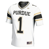 #1 Purdue Boilermakers Endzone Football Jersey - White