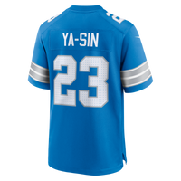 Detroit Lions Rock Ya-Sin Blue Team Game Jersey