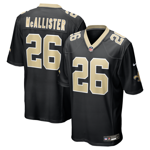 New Orleans Saints Deuce McAllister Black Game Retired Player Jersey