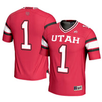 #1 Utah Utes Football Jersey - Cardinal