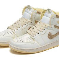 Sneakers, White Beige Colorway, Lace Up Design, Casual Gift for Sneaker Fans