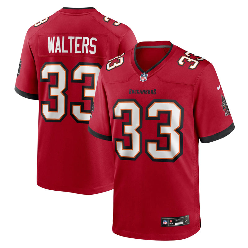 Tampa Bay Buccaneers Silas Walters Red Team Game Jersey