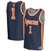 Syracuse Orange Lightweight Collegiate Basketball Fashion Jersey - Navy